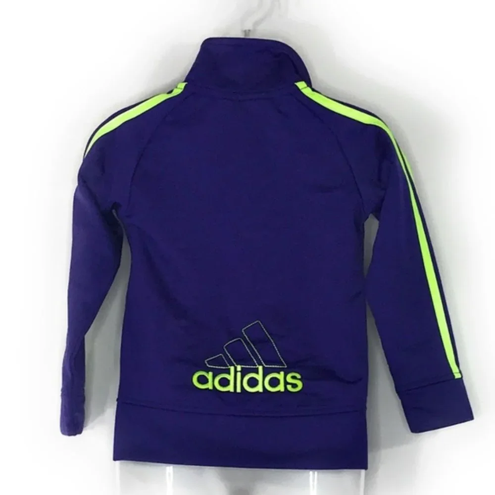 ADIDAS Kids Boy Purple Track Jacket Size 3T